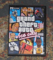 joc PC GTA Grand Theft Auto- Vice City CD cu poster si harta foto