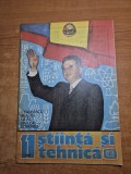 revista stiinta si tehnica noiembrie 1989