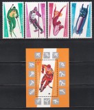 Bulgaria 1987 - Jocurile Olimpice de iarnă - Calgary 1988, Serie + Colita, MNH