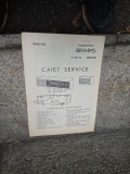 Caiet Service radioreceptor Brahms S750 TS