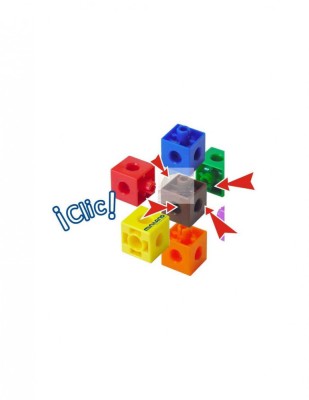 Set 100 cuburi 2 cm - Miniland foto