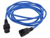 Cablu IEC C13-C14 cu Blocare 3m