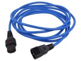 Cablu IEC C13-C14 cu Blocare 3m