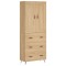 Dulap inalt, stejar sonoma, 69,5x34x180 cm, lemn compozit