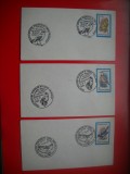 HOPCT PLIC NR 1558 JUD SUCEAVA 1991 -SET 3 PLICURI - OCROTIREA NATURII- PASARI FAUNA -ROMANIA