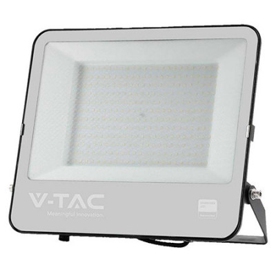 Reflector led smd 200w 6500k ip65 cablu 1m cip samsung - negru foto