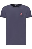 U.S. Grand POLO Tricou barbati simplu cu logo rosu brodat, bleumarin inchis