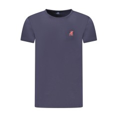 U.S. Grand POLO Tricou barbati simplu cu logo rosu brodat, bleumarin inchis, S