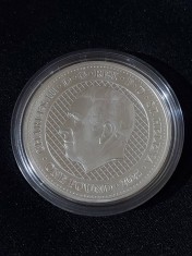Sf. Elena 2023 &ndash; o liră - macac Rhesus, maimuță - 1 OZ - Monedă de argint