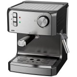 HOMCOM Mașină de espresso, mașină 20 bar cu duză pentru spumă de lapte, rezervor 1,6 L, Negru | Aosom Romania