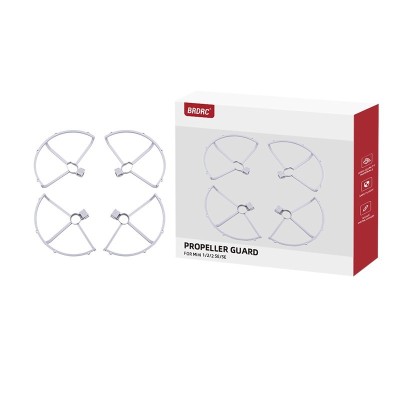 Apărătoare elice dronă DJI Mini 2 / Mini SE / Mini 4K &amp;ndash; Set 4 protecții rapide, ABS, montaj rapid foto