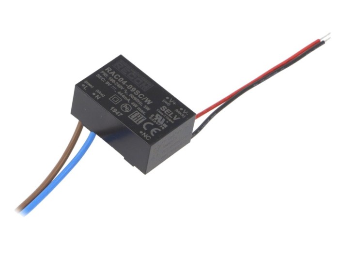 Convertor AC/DC 4W 9V DC