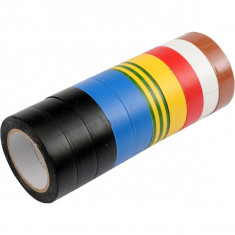 Banda izolatoare pvc 15 mm x 10m, set 10 buc Vorel 75012 foto