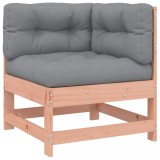 Cumpara ieftin Canapea coltar cu perne, lemn masiv douglas