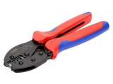 Unealtă de Sertizat Conectori Neizolați 0,1-2,5mm&sup2;, KNIPEX