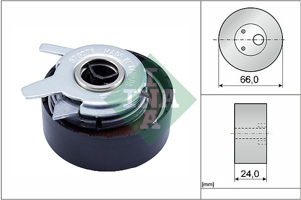 INA 531 0276 30 rola intinzator,curea distributie