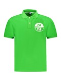 North Sails Tricou polo barbati, cu imprimeu cu logo, Regular fit, Verde deschis, S, 2XL, 3XL, L, M, XL
