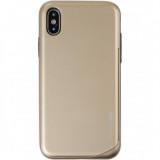 Husa Capac Hana Wing Bumper, Apple iPhone X / XS, Gold Blister