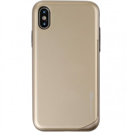 Husa Capac Hana Wing Bumper, Samsung G960 Galaxy S9, Gold Blister