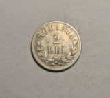 2 lei 1873 Piesa cu Detalii Frumoase