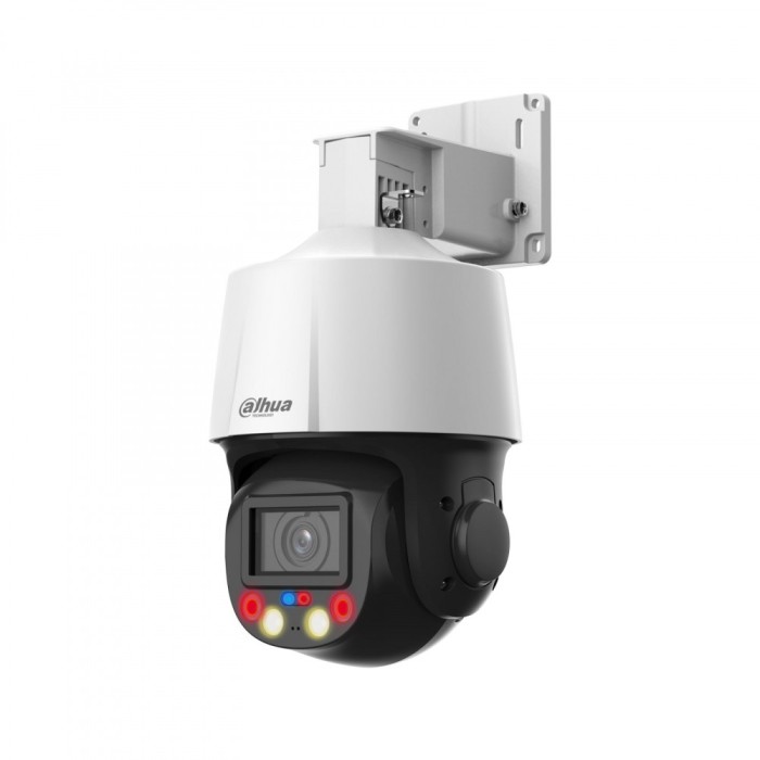 Camera supraveghere IP PTZ, zoom 5X, 4MP, PoE, Smart Dual Light IR 50m WL 30m, Audio bidirectional, alarma stroboscopica, TiOC WizSense - Dahua SD3E40