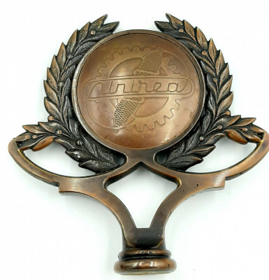 De colectie,foarte rara! Emblema vintage comunista din bronz&amp;quot;UNIREA&amp;quot; foto