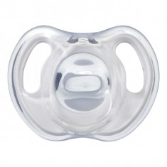 Set 2 Suzete Ortodontice , 0-6 luni , transparente, TOMMEE TIPPEE