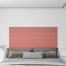 Panouri de perete 12 buc. roz 90x15 cm catifea 1,62 m&sup2;