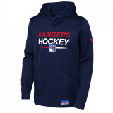 New York Rangers hanorac cu glugă pentru copii Authentic Pro Hoodie Po Hood - Dětsk&eacute; S (6 - 9 let)