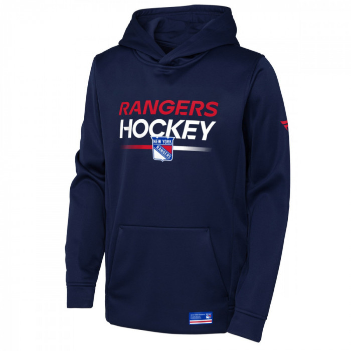 New York Rangers hanorac cu glugă pentru copii Authentic Pro Hoodie Po Hood - Dětsk&eacute; M (10 - 12 let)