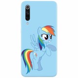 Husa silicon pentru Xiaomi Mi 9, Rainbow Dash