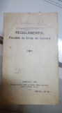 Regulamentul Facultății de Științe din Cernăuți, Cernăuți 1928