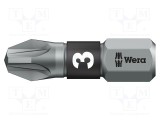 Capăt de şurubelniţă Pozidriv PZ3 25mm BiTorsion WERA