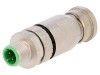Mufă M12 4 Pini Dreaptă IP67 Ethernet 250V