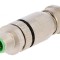 Mufă M12 4 Pini Dreaptă IP67 Ethernet 250V
