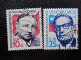 DDR-PERSONALITATI DIN cHILE-SERIE COMPLETA-STAMPILATE, Stampilat