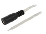 Cablu Alimentare DC 5m 5,5/2,5mm Transparent