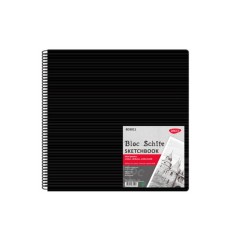 Bloc pentru Schite Daco, 30x30 cm, 80 File, 110 g/m&amp;sup2;, Hartie Neagra, Bloc Schite Daco, Bloc Schite, Bloc Schite Foi Negre, Bloc Schita Negru, Bloc de foto