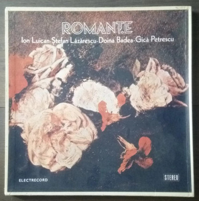 Set 4 Viniluri-Romante-Ion Luican, Stefan Lazarescu, Doina Badea, Gica Petrescu foto