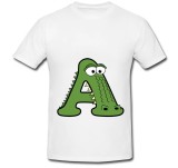 Tricou &quot; Aligator alfabetic &quot;