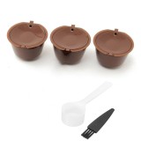 Set 3 capsule cafea reutilizabile, Zola&Acirc;&reg;, compatibil cu Dolce Gusto