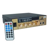 Amplificator audio, Bluetooth, telecomanda inclusa, USB/SD, FM, Karaoke, Amplificare 2 x 80W