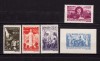 ✅Romania 1947 LP 207 / MH + LP 208 / MNH &quot;Seceta&quot; , serie + colita, Nestampilat