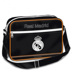 Geanta de umar pentru laptop FC Real Madrid negru foto