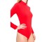 Body cu maneca lunga - M - Bej - Clasic