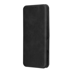 Husa Tip Carte Honor Magic 5 cu Flip Magnetic Negru TSWP