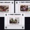 DB1 WWF Fauna Papagali Sao Tome 3 SS ( unul lipsa ) nedantelate MNH