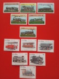 CUBA. LOCOMOTIVE - SERII COMPLETE MNH