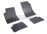 Covorase Cauciuc Auto Dedicate Citroen C3 Mk3 2017- Rigum, Negre, Margine Protectie 1cm, Impermeabile