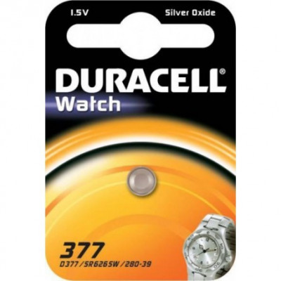 Duracell 377-376 / G4 / SR626SW baterie plata-Conținutul pachetului 1 Bucată foto